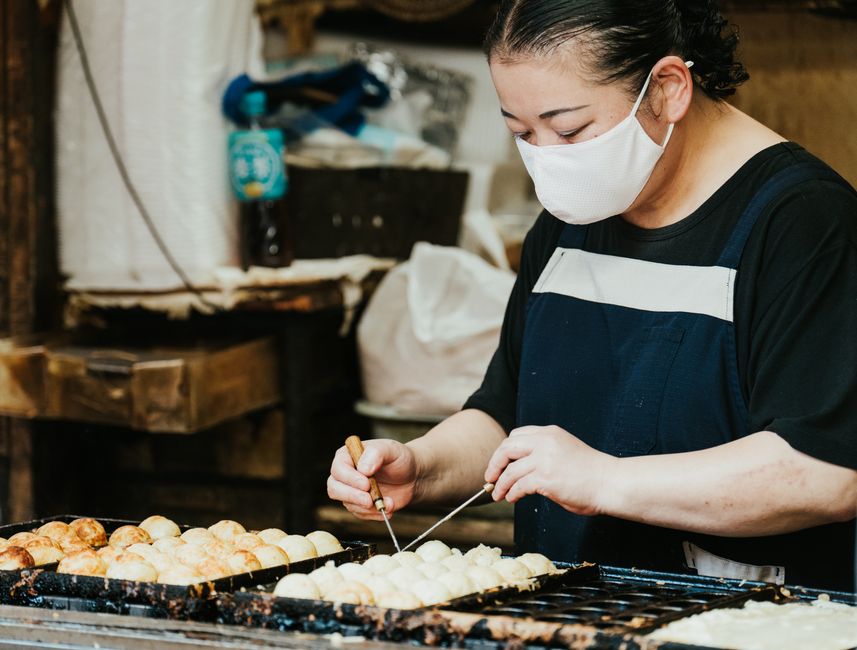Street food d'Osaka