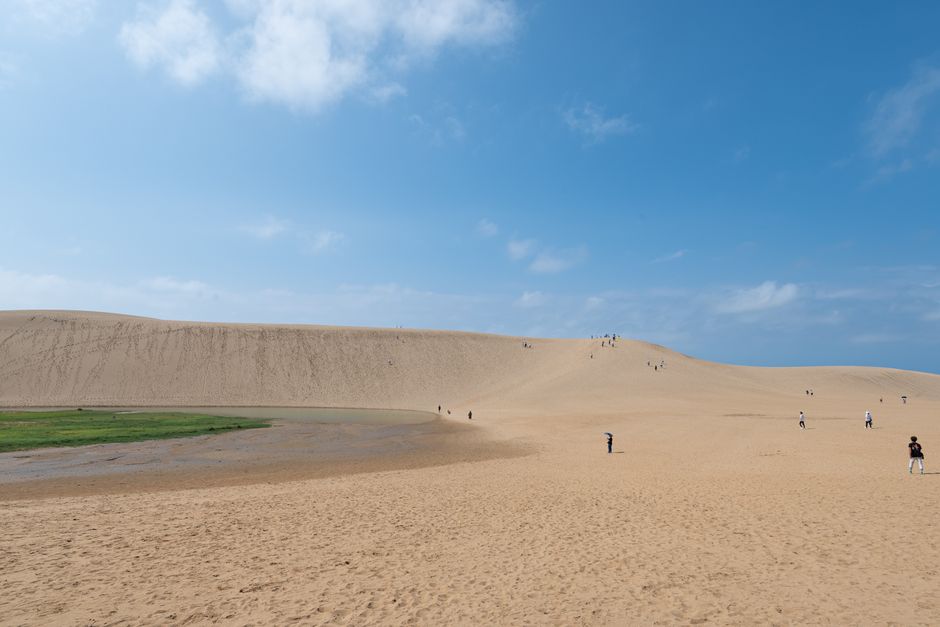 Tottori, dunes et mer du Japon
