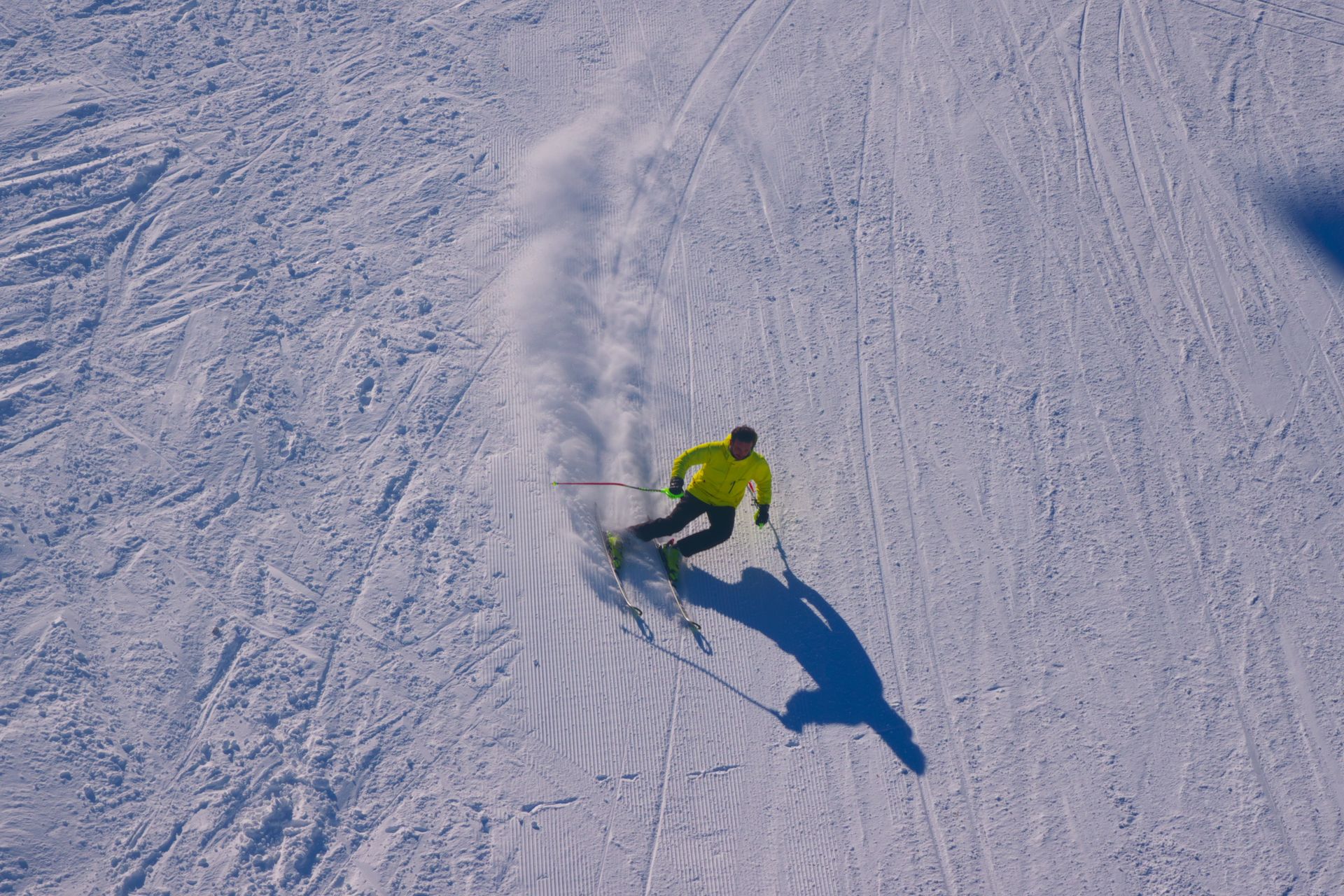 Skieur au Japon