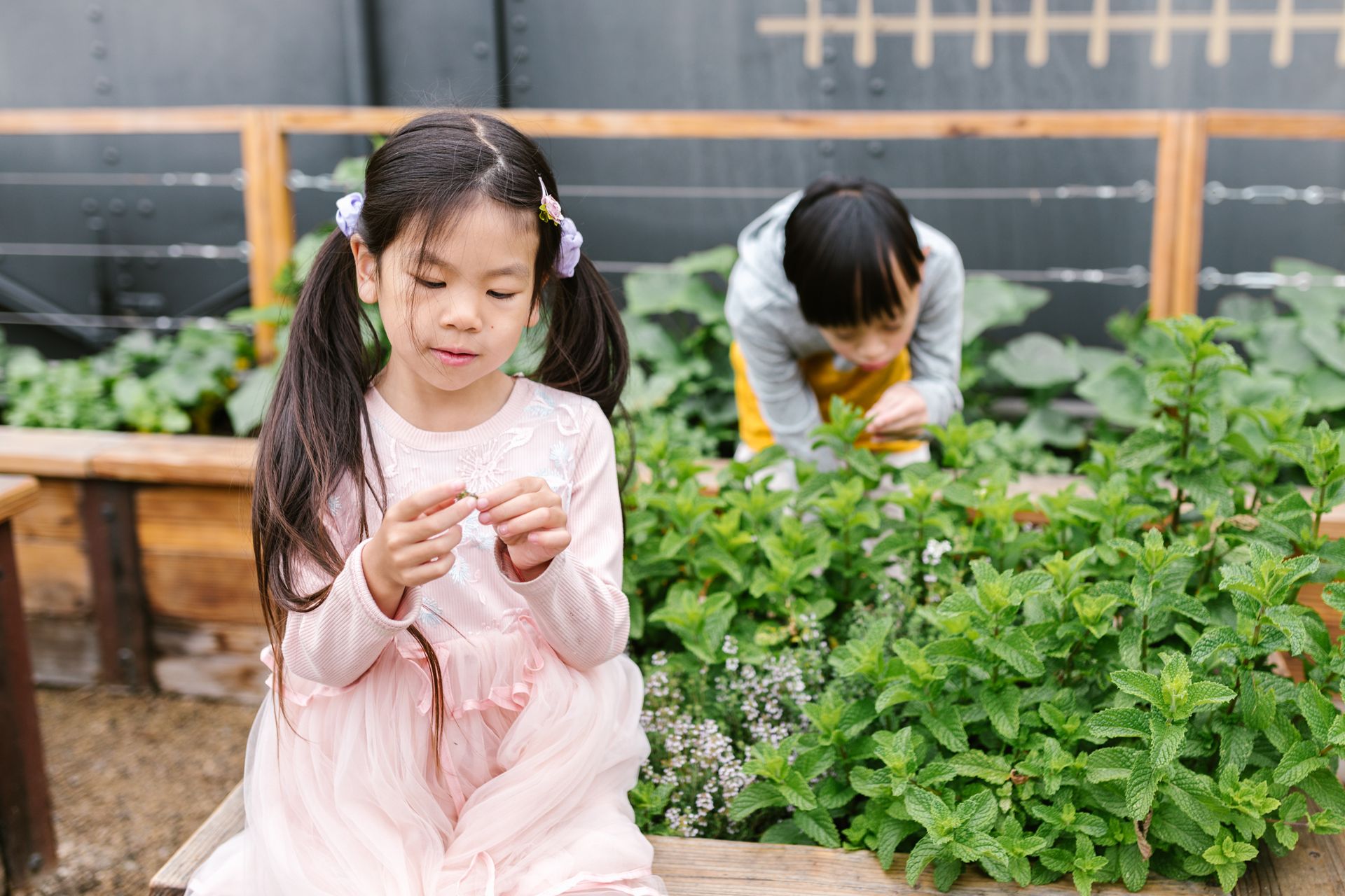 Enfants jouant dans un parc au Japon