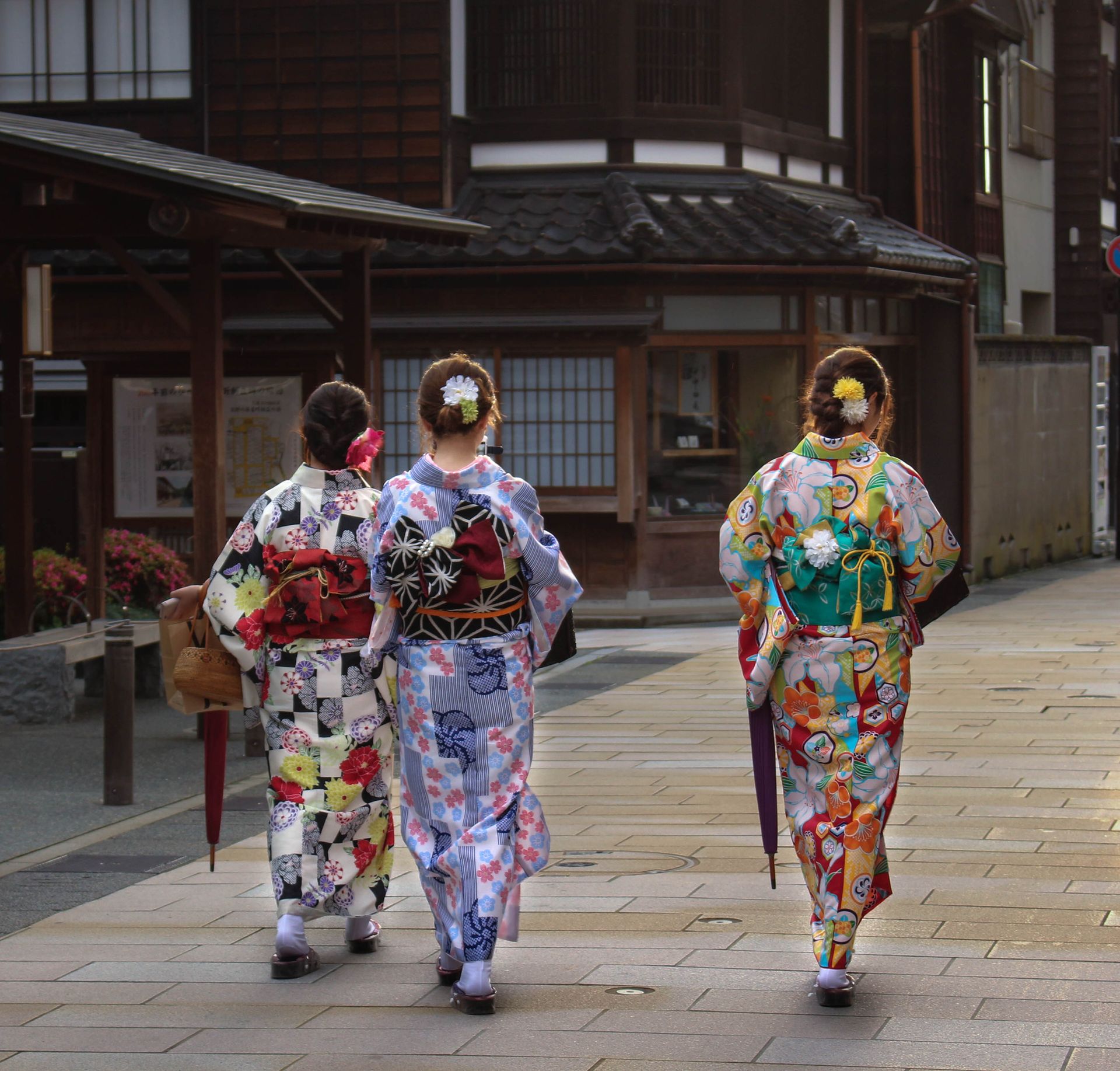 Personnes en yukata